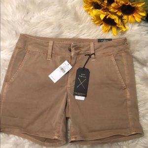 AEO Twill Khaki Shorts